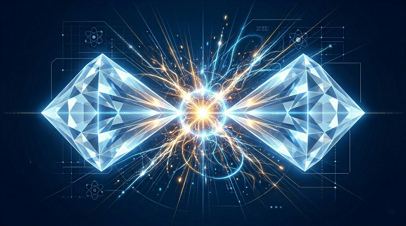 High pressure crystal background